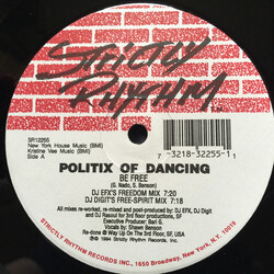 Politix Of Dancing Be Free USED VINYL 12INCH 33 S RPM