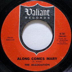 The Association (2) Along Comes Mary USED VINYL 7INCH 45 RPM SINGLE STYRENE
