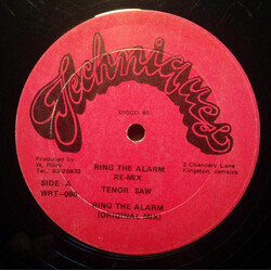 Tenor Saw / Buju Banton Ring The Alarm Re-Mix / Ring The Alarm Quick USED VINYL 12INCH 45 RPM MISPRINT
