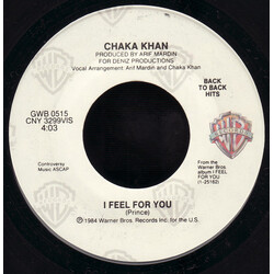 Chaka Khan I Feel For You / Through The Fire USED VINYL 7INCH 45 RPM