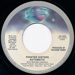 Pointer Sisters Automatic USED VINYL 7INCH 45 RPM SINGLE