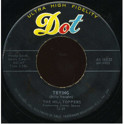 The Hilltoppers Trying / P.S. I Love You USED VINYL 7INCH 45 RPM SINGLE