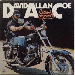 David Allan Coe Rides Again Vinyl LP USED