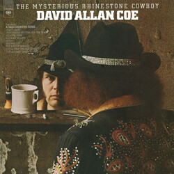 David Allan Coe The Mysterious Rhinestone Cowboy Vinyl LP USED