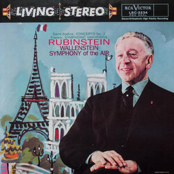 Arthur Rubinstein / Camille Saint-Saëns / César Franck Saint-Saëns: Concerto No.2 - Franck: Symphonic Variations Vinyl LP USED