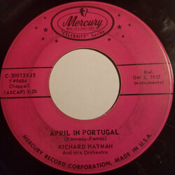 Richard Hayman And His Orchestra April In Portugal / Anna USED VINYL 7INCH 45 RPM REISSUE