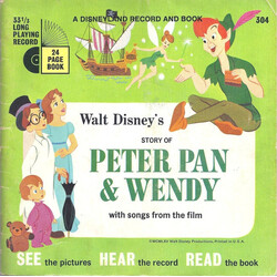 Unknown Artist Walt Disney's Story Of Peter Pan & Wendy USED VINYL 7INCH 33 S RPM REISSUE