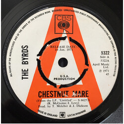 The Byrds Chestnut Mare USED VINYL 7INCH 45 RPM SINGLE PROMO