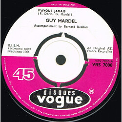 Guy Mardel N'Avoue Jamais / Si Tu N'y Crois Pas USED VINYL 7INCH 45 RPM SINGLE