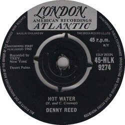 Denny Reed A Teenager Feels It Too / Hot Water USED VINYL 7INCH 45 RPM SINGLE