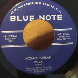 Horace Parlan Wadin' / Bordeline USED VINYL 7INCH 45 RPM SINGLE