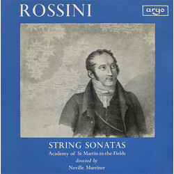 Gioacchino Rossini / The Academy Of St. Martin-in-the-Fields / Sir Neville Marriner String Sonatas Vinyl LP USED