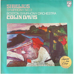 Jean Sibelius / Sir Colin Davis / Boston Symphony Orchestra Symphony No. 2 Vinyl LP USED