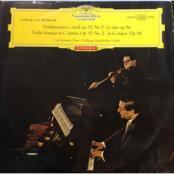 Ludwig Van Beethoven / Carl Seemann / Wolfgang Schneiderhan Violinsonaten C-Moll Op.30 Nr.2 - G-Dur Op.96 Vinyl LP USED