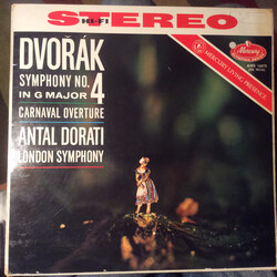 Antonín Dvořák / Antal Dorati / The London Symphony Orchestra Symphony No. 4 In G Major · Carnaval Overture Vinyl LP USED