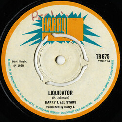 Harry J. All Stars / Glen And Dave Liquidator / La La Always Stay USED VINYL 7INCH 45 RPM