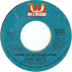 Denise LaSalle Married, But Not To Each Other / Who's The Fool USED VINYL 7INCH SINGLE 45 RPM