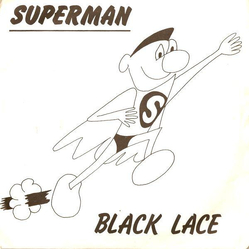 Black Lace Superman Vinyl 7" USED