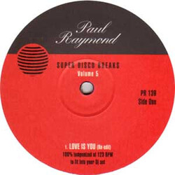 Carol Williams / Max Berlin Super Disco Breaks Volume 5 USED VINYL 12INCH 33 S RPM