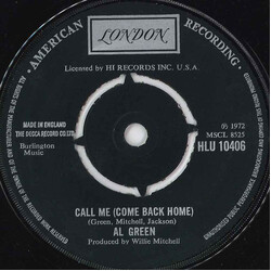 Al Green Call Me (Come Back Home) USED VINYL 7INCH 45 RPM