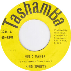 King Sporty Music Maker USED VINYL 7INCH 45 RPM
