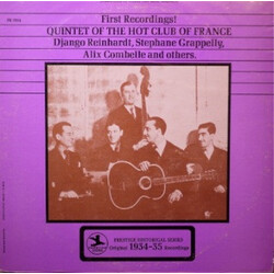 Quintette Du Hot Club De France First Recordings! Vinyl LP USED