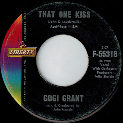 Gogi Grant That One Kiss USED VINYL 7INCH 45 RPM SINGLE