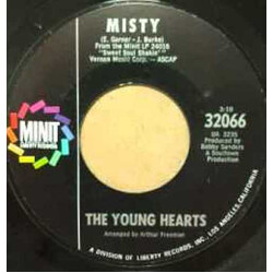 The Younghearts Misty / Count Down (Here I Come) USED VINYL 7INCH SINGLE
