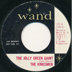 The Kingsmen The Jolly Green Giant USED VINYL 7INCH 45 RPM SINGLE STYRENE