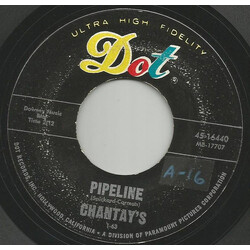 The Chantays Pipeline / Move It USED VINYL 7INCH 45 RPM SINGLE REISSUE STYRENE