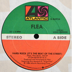 Flea (2) Hard Rock (It's The Beat Of The Street) USED VINYL 12INCH 33 S RPM