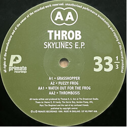 Throb Skylines E.P. USED VINYL 12INCH 33 S RPM EP