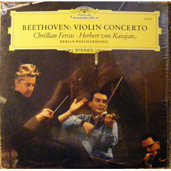 Ludwig Van Beethoven / Christian Ferras / Herbert von Karajan / Berliner Philharmoniker Violin Concerto Vinyl LP USED