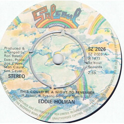 Eddie Holman This Could Be A Night To Remember USED VINYL 7INCH 45 RPM