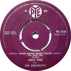 Emile Ford & The Checkmates You'll Never Know What You're Missin' 'Til You Try USED VINYL 7INCH 45 RPM SINGLE