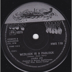 Laura Lee Wedlock Is A Padlock USED VINYL 7INCH 45 RPM