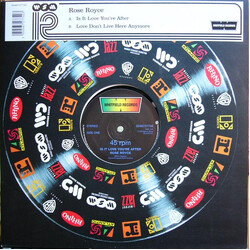 Rose Royce Is It Love You're After / Love Don't Live Here Anymore USED VINYL 12INCH 45 RPM REISSUE