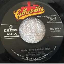 The Tune Weavers / The Miracles Happy Happy Birthday Baby / Bad Girl USED VINYL 7INCH 45 RPM SINGLE REISSUE