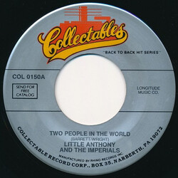 Little Anthony & The Imperials Two People In The World / The Diary Vinyl 7" USED