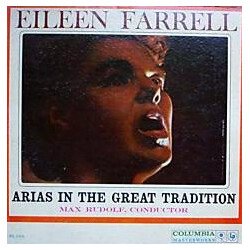 Eileen Farrell Arias In The Great Tradition Vinyl LP USED