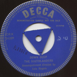 The Southlanders Down Deep USED VINYL 7INCH 45 RPM SINGLE SIDED PROMO