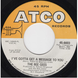 Bee Gees I've Gotta Get A Message To You USED VINYL 7INCH SINGLE 45 RPM