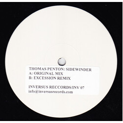 Thomas Penton Sidewinder USED VINYL 12INCH WHITE LABEL