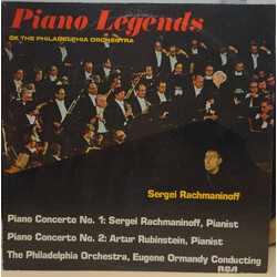 Sergei Vasilyevich Rachmaninoff / Arthur Rubinstein / Eugene Ormandy / The Philadelphia Orchestra Piano Legends Of The Philadelphia Orchestra Vinyl LP