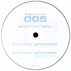 Greed (2) / Lesley Promises USED VINYL 12INCH 45 RPM