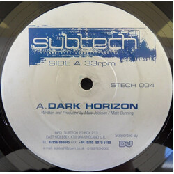 Subtech Dark Horizon / You USED VINYL 12INCH 33 S RPM