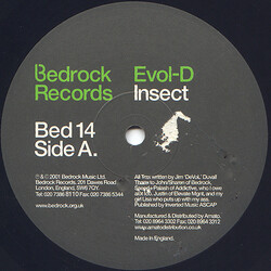 Evol-D Insect USED VINYL 12INCH 33 S RPM
