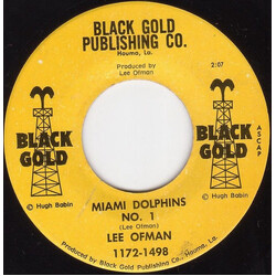 Lee Ofman Miami Dolphins No. 1 USED VINYL 7INCH 45 RPM