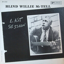 Blind Willie McTell Last Session Vinyl LP USED
