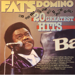 Fats Domino 20 Greatest Hits Vinyl LP USED